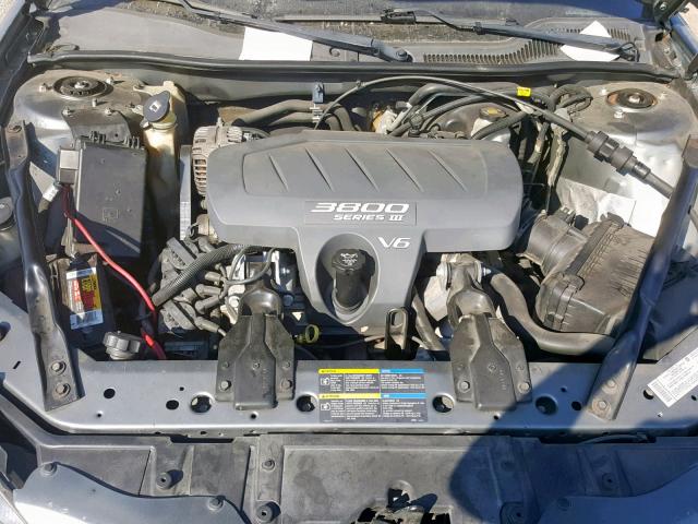 2G2WP522551153510 - 2005 PONTIAC GRAND PRIX GRAY photo 7