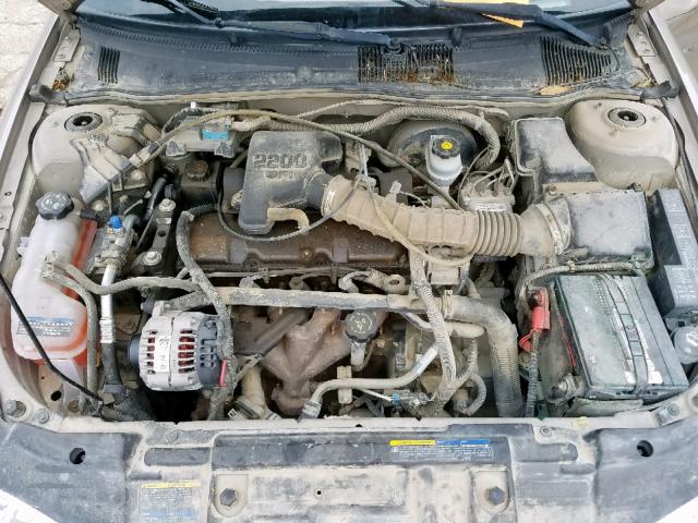 1G1JC524027355729 - 2002 CHEVROLET CAVALIER B TAN photo 7