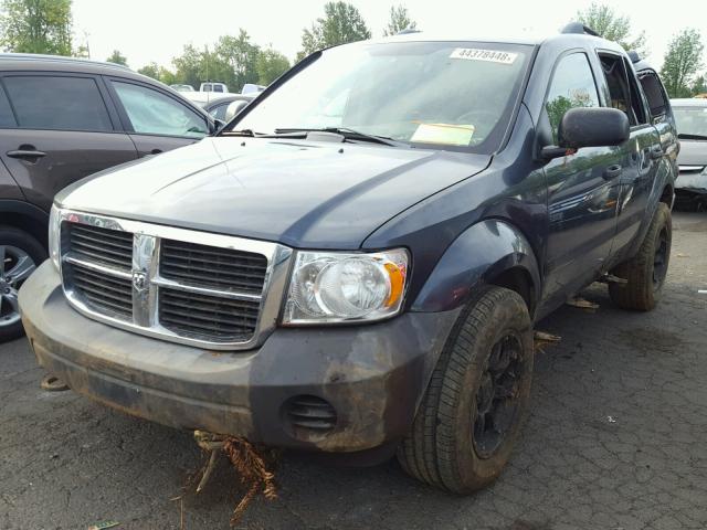 1D8HB38N18F146304 - 2008 DODGE DURANGO SX BLUE photo 2