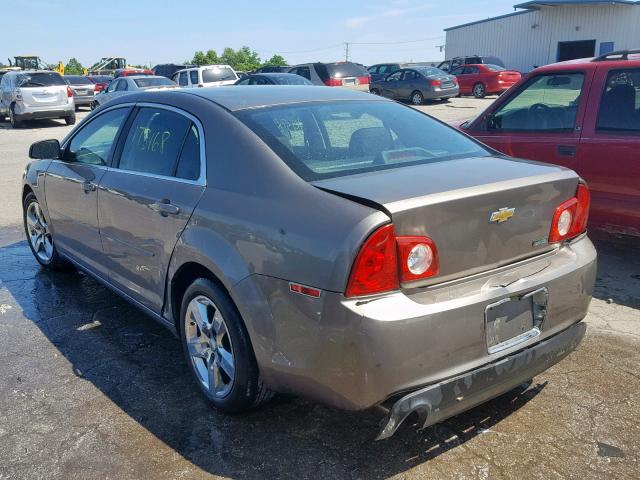 1G1ZC5E05AF189322 - 2010 CHEVROLET MALIBU 1LT 棕色 照片 3