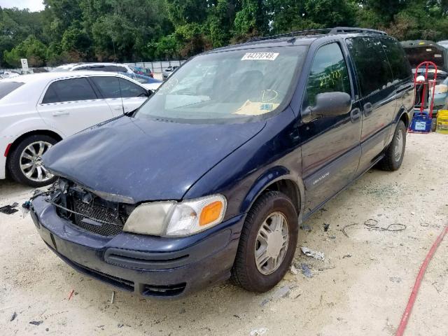 1GNDX13E43D160333 - 2003 CHEVROLET VENTURE LU BLUE photo 2