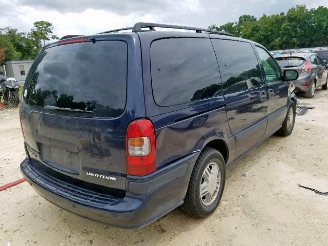 1GNDX13E43D160333 - 2003 CHEVROLET VENTURE LU BLUE photo 4