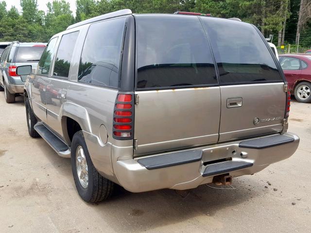 1GYEK13R3YR156860 - 2000 CADILLAC ESCALADE SILVER photo 3