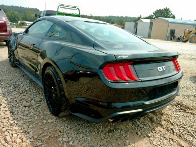 1FA6P8CF3J5125749 - 2018 FORD MUSTANG GT BLACK photo 3