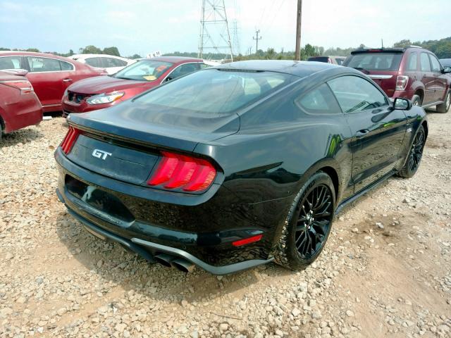 1FA6P8CF3J5125749 - 2018 FORD MUSTANG GT BLACK photo 4