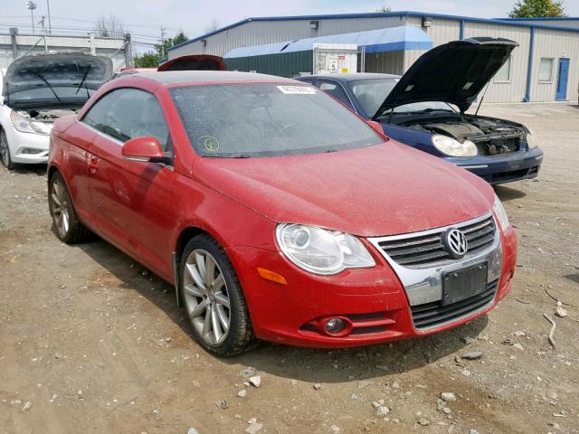 WVWCA71F97V038734 - 2007 VOLKSWAGEN EOS 2.0T S RED photo 1