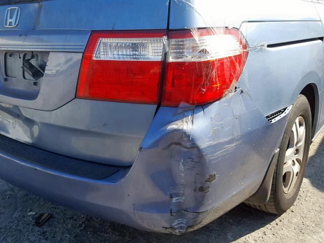 5FNRL386X7B091346 - 2007 HONDA ODYSSEY EX GRAY photo 9