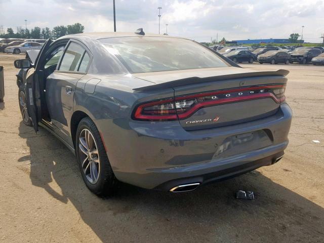 2C3CDXJG7JH316664 - 2018 DODGE CHARGER GT GRAY photo 3