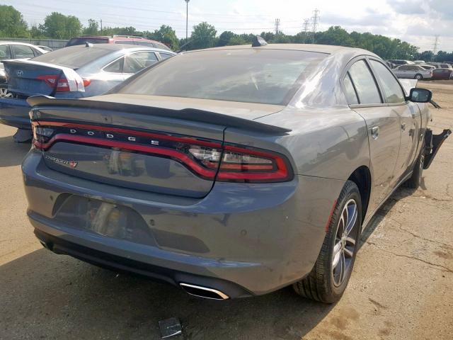 2C3CDXJG7JH316664 - 2018 DODGE CHARGER GT GRAY photo 4