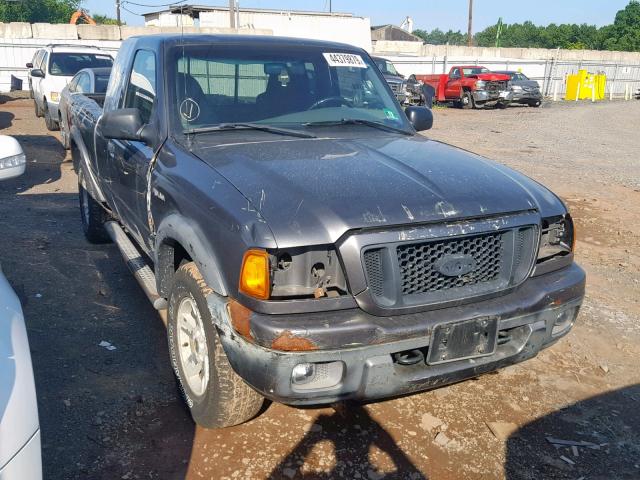 1FTZR15E45PA74849 - 2005 FORD RANGER SUP GRAY photo 1