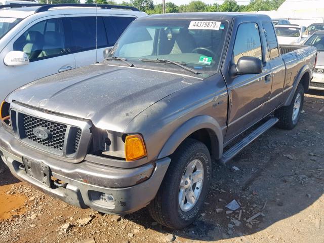 1FTZR15E45PA74849 - 2005 FORD RANGER SUP GRAY photo 2