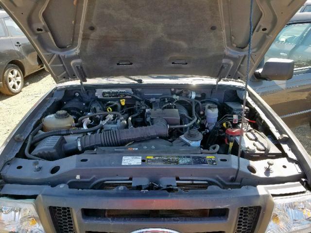 1FTKR1EDXAPA30616 - 2010 FORD RANGER SUP GRAY photo 7