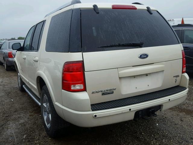 1FMDU75W75ZA01558 - 2005 FORD EXPLORER L BEIGE photo 3