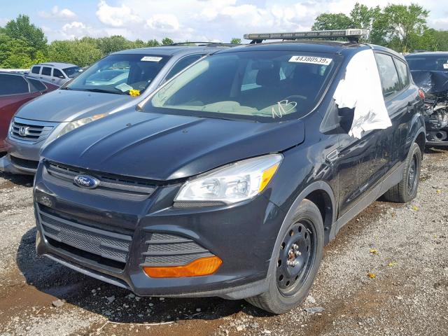 1FMCU0F74DUA38900 - 2013 FORD ESCAPE S BLACK photo 2