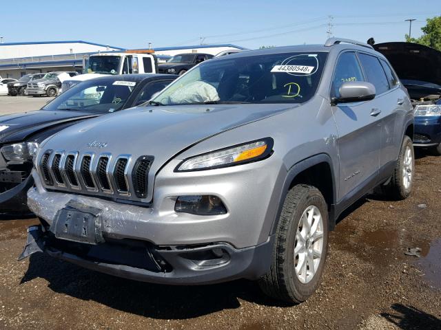 1C4PJMCS6FW642289 - 2015 JEEP CHEROKEE L GRAY photo 2