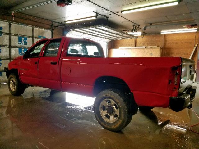 3D7KS28CX5G741455 - 2005 DODGE RAM 2500 S Կարմիր լուսանկար 3