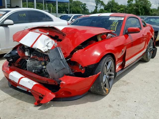 1ZVBP8JS8B5124524 - 2011 FORD MUSTANG SH ORANGE photo 2