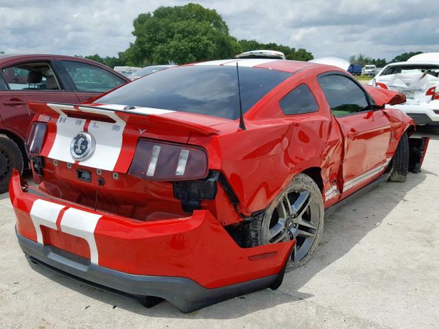 1ZVBP8JS8B5124524 - 2011 FORD MUSTANG SH ORANGE photo 4