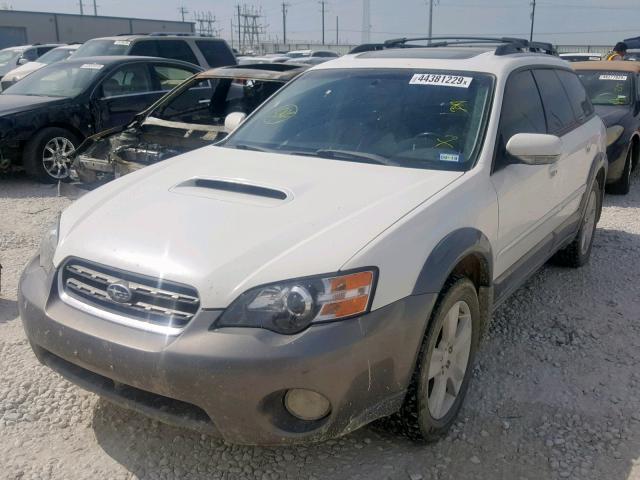 4S4BP67C354348684 - 2005 SUBARU LEGACY OUT WHITE photo 2