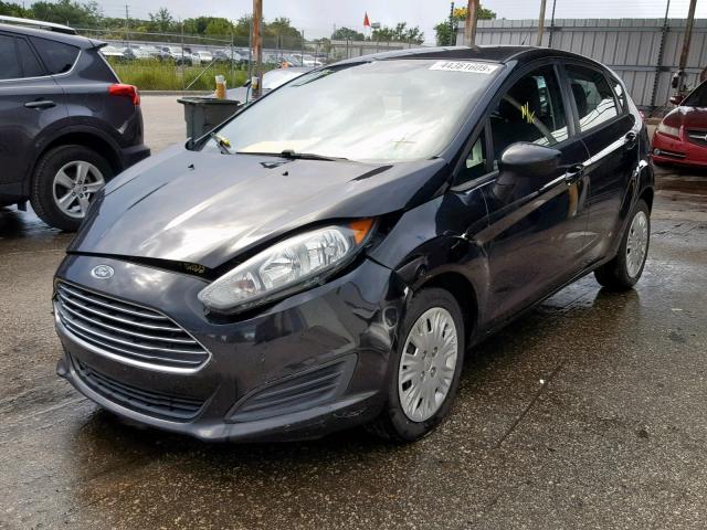 3FADP4TJXEM233225 - 2014 FORD FIESTA S BLACK photo 2