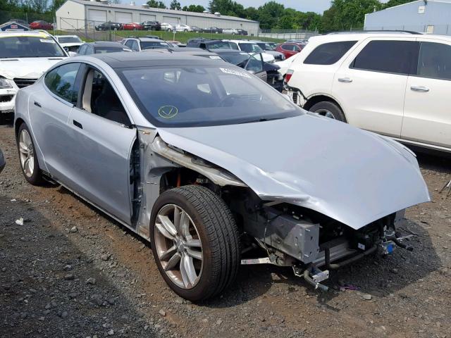 5YJSA1E26FF118358 - 2015 TESLA MODEL S Gümüş foto 1