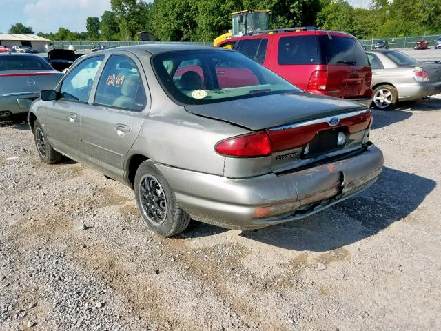 1FAFP6538XK135372 - 1999 FORD CONTOUR LX GRAY photo 3