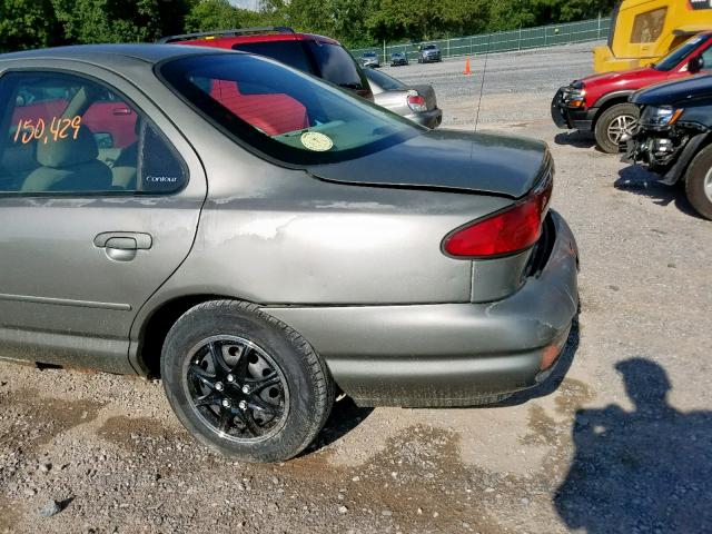 1FAFP6538XK135372 - 1999 FORD CONTOUR LX GRAY photo 9