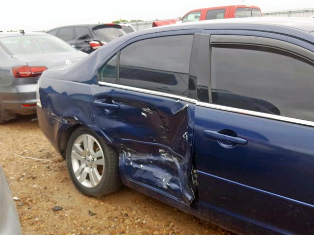 3FAHP08156R227209 - 2006 FORD FUSION SEL BLUE photo 9