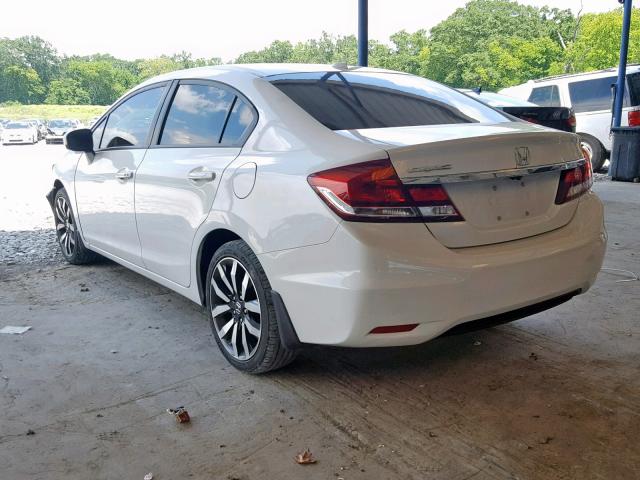19XFB2F96EE234082 - 2014 HONDA CIVIC EXL 白色 照片 3