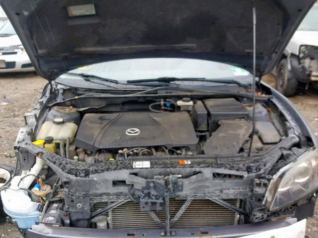 JM1BK323351342216 - 2005 MAZDA 3 S GRAY photo 7