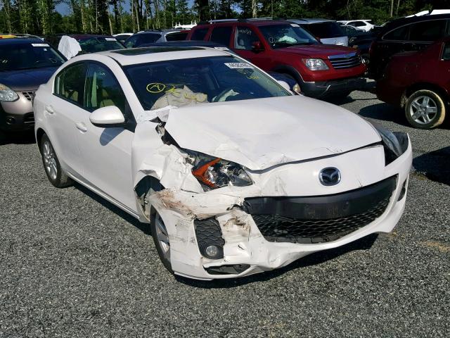 JM1BL1V89C1599001 - 2012 MAZDA 3 I WHITE photo 1