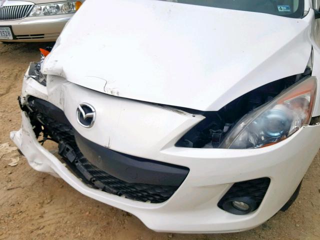 JM1BL1V89C1599001 - 2012 MAZDA 3 I WHITE photo 9