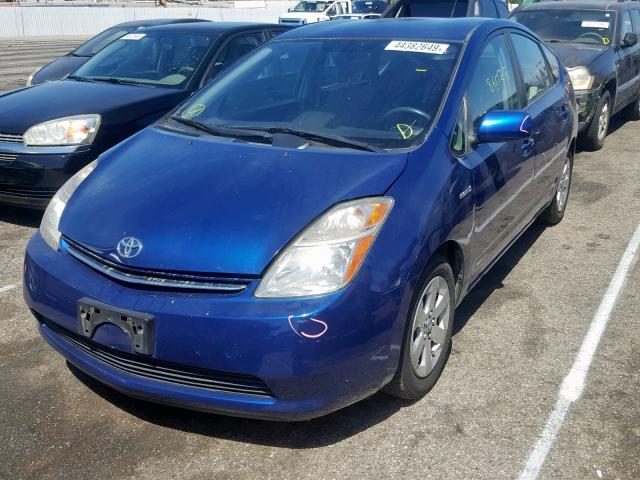 JTDKB20U387715102 - 2008 TOYOTA PRIUS BLUE photo 2