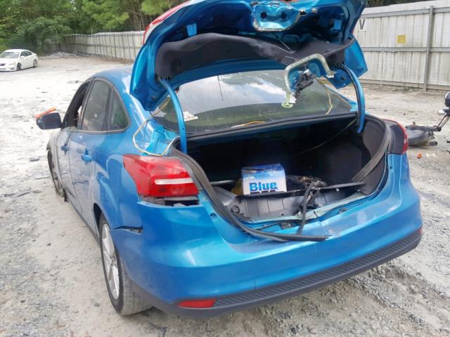 1FADP3F2XFL285925 - 2015 FORD FOCUS SE BURN photo 3