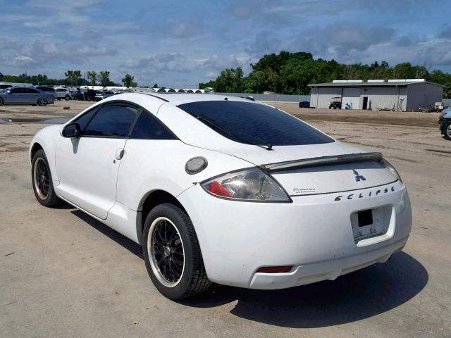 4A3AK24F88E005306 - 2008 MITSUBISHI ECLIPSE GS WHITE photo 3