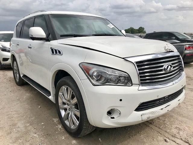 JN8AZ2NF9D9550483 - 2013 INFINITI QX56 WHITE photo 1