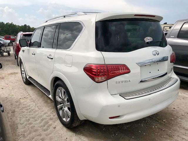 JN8AZ2NF9D9550483 - 2013 INFINITI QX56 WHITE photo 3