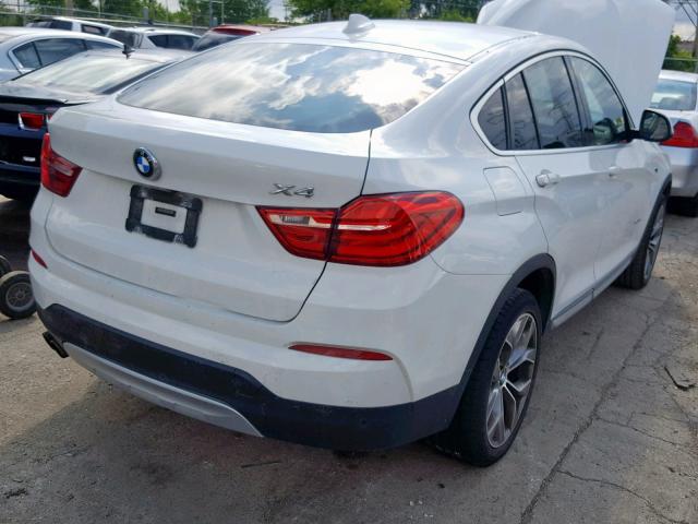 5UXXW3C50F0M86502 - 2015 BMW X4 XDRIVE2 WHITE photo 4