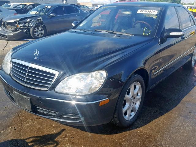 WDBNG84J45A443027 - 2005 MERCEDES-BENZ S 500 4MAT BLACK photo 9