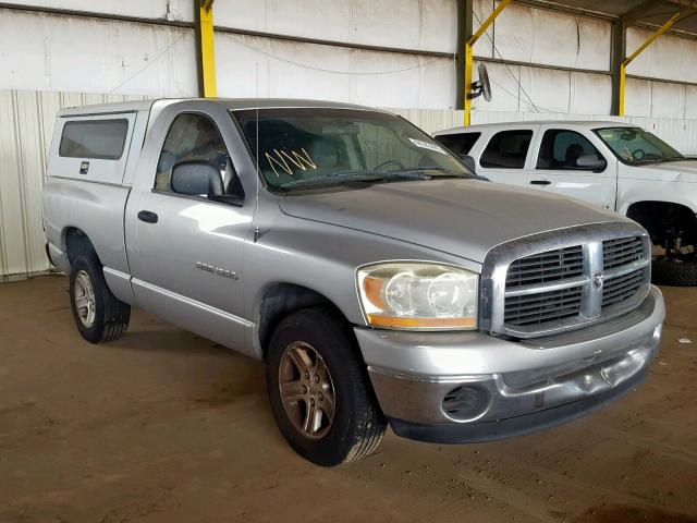 1D7HA16N06J238738 - 2006 DODGE RAM 1500 S SILVER photo 1