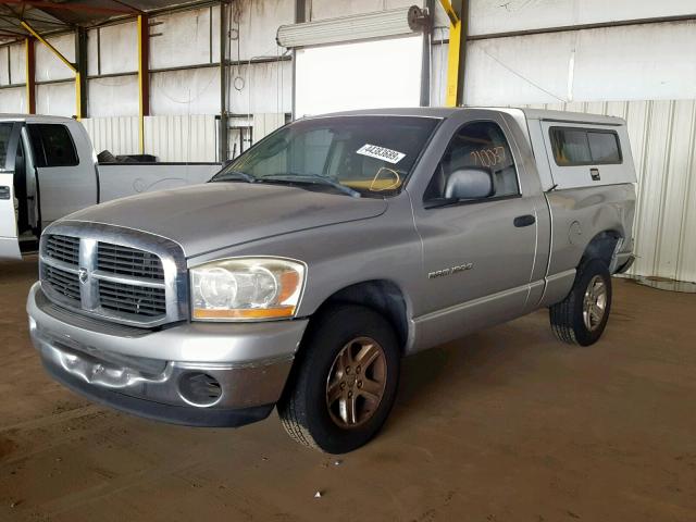 1D7HA16N06J238738 - 2006 DODGE RAM 1500 S SILVER photo 2