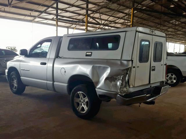 1D7HA16N06J238738 - 2006 DODGE RAM 1500 S SILVER photo 3