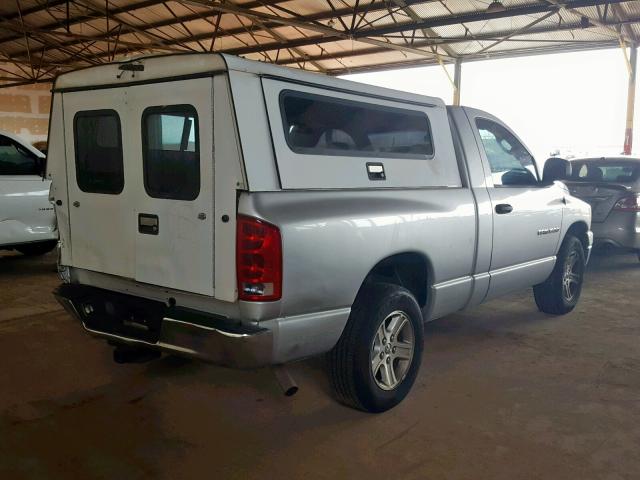 1D7HA16N06J238738 - 2006 DODGE RAM 1500 S SILVER photo 4