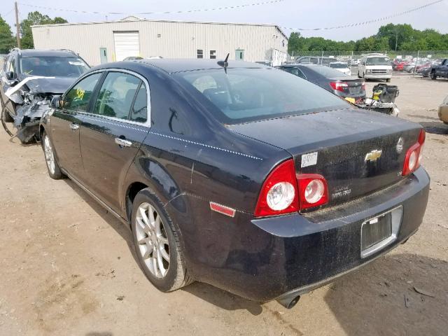 1G1ZK577684256741 - 2008 CHEVROLET MALIBU LTZ შავი ფოტო 3