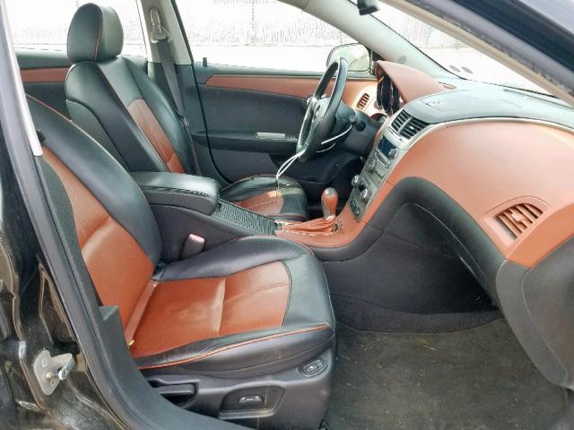 1G1ZK577684256741 - 2008 CHEVROLET MALIBU LTZ შავი ფოტო 5