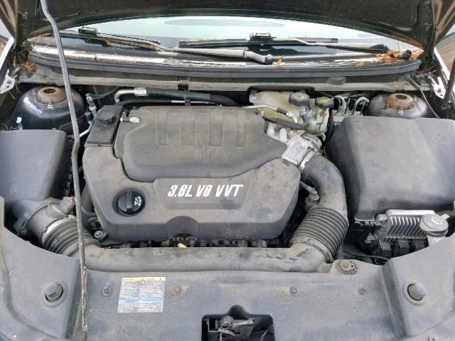 1G1ZK577684256741 - 2008 CHEVROLET MALIBU LTZ შავი ფოტო 7