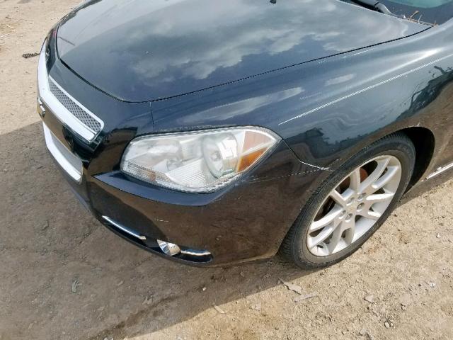 1G1ZK577684256741 - 2008 CHEVROLET MALIBU LTZ შავი ფოტო 9