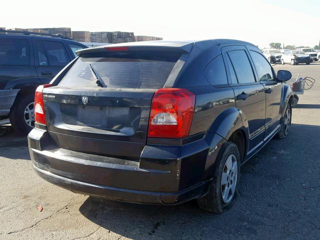 1B3HB28B78D566760 - 2008 DODGE CALIBER BLACK photo 4