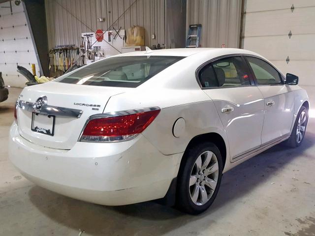 1G4GD5EGXAF259742 - 2010 BUICK LACROSSE C WHITE photo 4