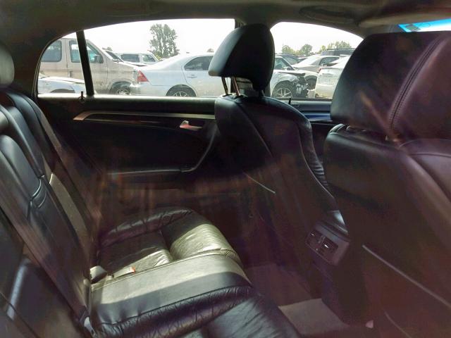 19UUA66286A063023 - 2006 ACURA 3.2TL BLACK photo 6